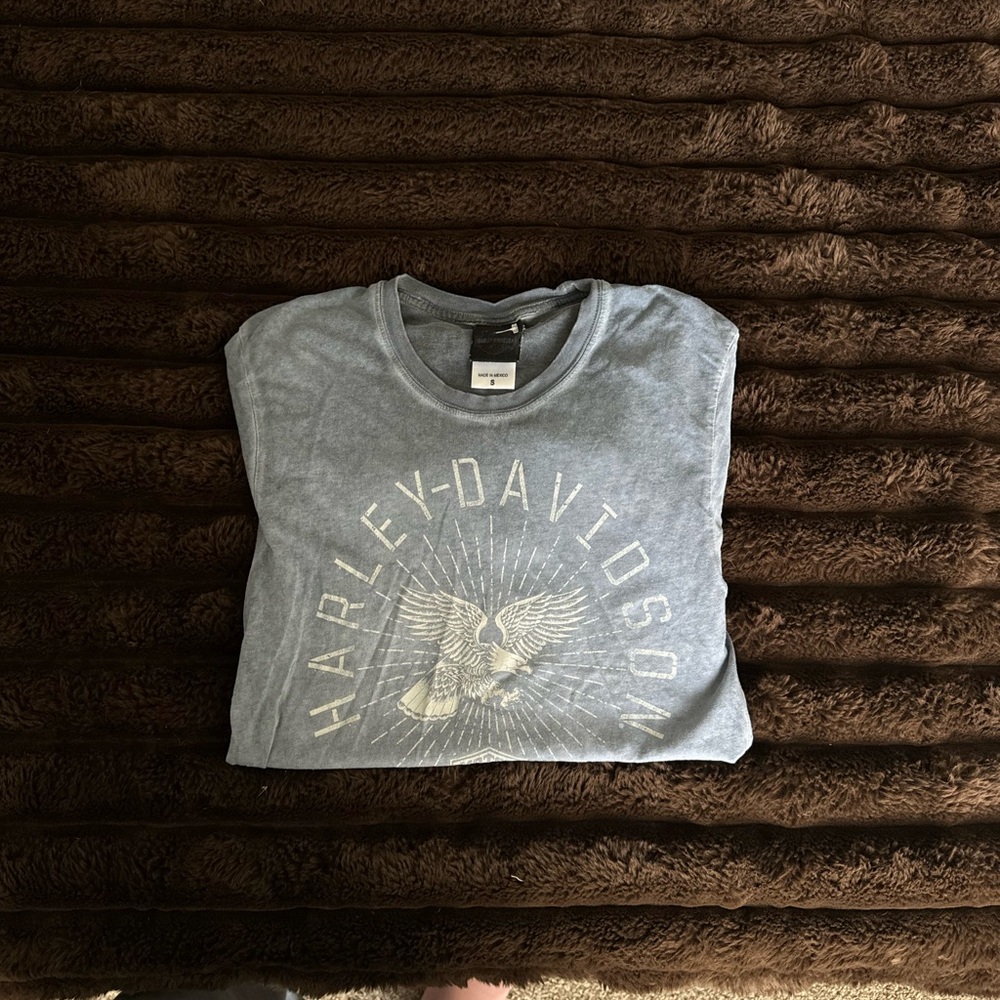 Harley-Davidson Blue Logo Tee